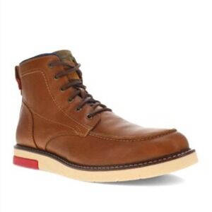 NEW! Levis Men's Daleside Lace-Up  Hiking Boots Rugged British Tan Size 10 $100